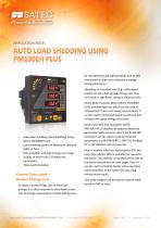 Application Note - PM130 PLUS Auto Load Shedding