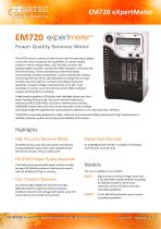 EM720 eXpertmeter Datasheet