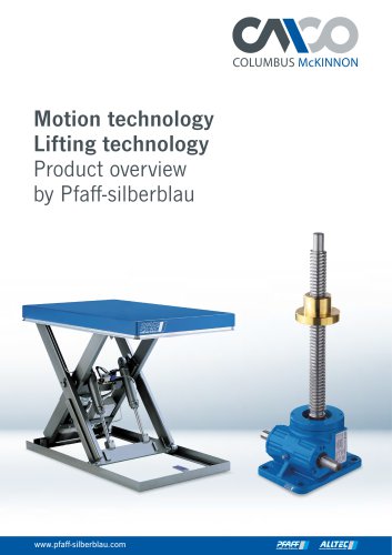 Product overview "Motion Technology" and "LiftingTechnology"