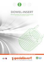 DOWEL-INSERT - Boccole filettate con chiavette di bloccaggio