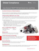 Avery Dennison® SNAPTM 500 Multi-Headed Care Label Printer