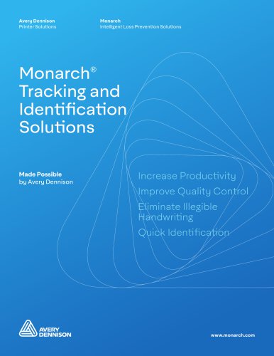 Monarch® Tracking and Identification Solutions