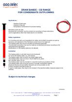 DRAIN BANDS – CB RANGE