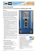 Electromechanical Testing Machines LabTest 6.100 - 6.250