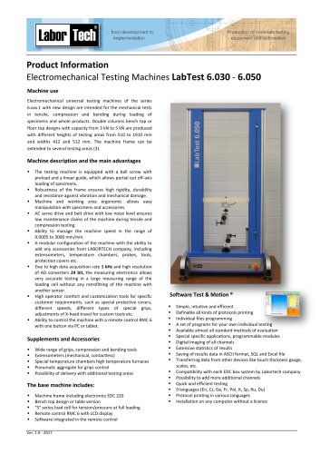 LabTest 6.030.1 až 6.050.1