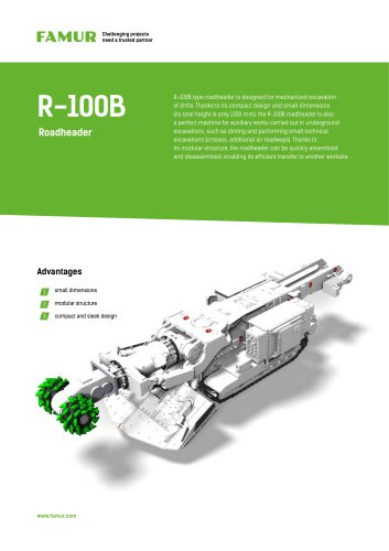 R-100B roadheader