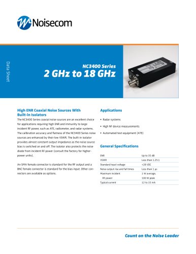 NC3400 Series 2 GHz to 18 GHz