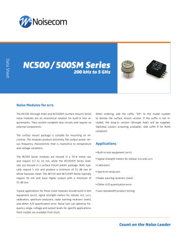 NC500/500SM Series BITE Modules