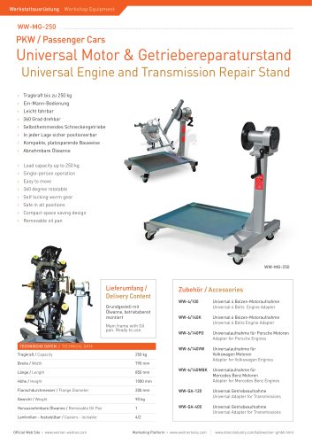 Universal Engine & Transmission Repair Stand - 4