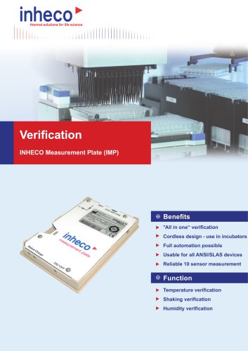 Verification Tool Measurement Plate IMP INHRCO