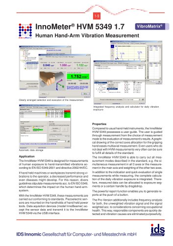 Human Hand-Arm Vibration Measurement