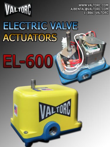 EL-600 SERIES ELECTRIC VALVE ACTUATORS