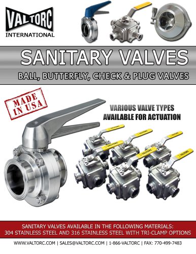 SANITARY VALVE