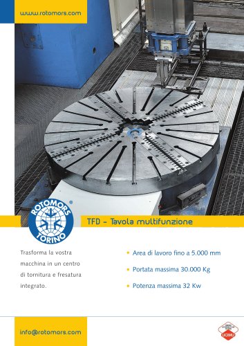 TFD - TAVOLA MULTIFUNZIONE