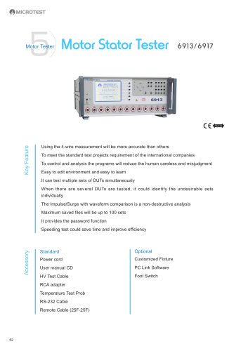 Motor Stator Tester_6913/6917