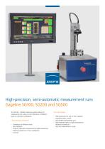 SG100-SG500 pneumatic measuring systems for inner and outer diameters