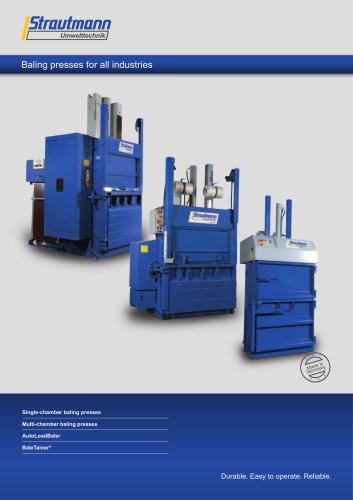 baling presses brochure