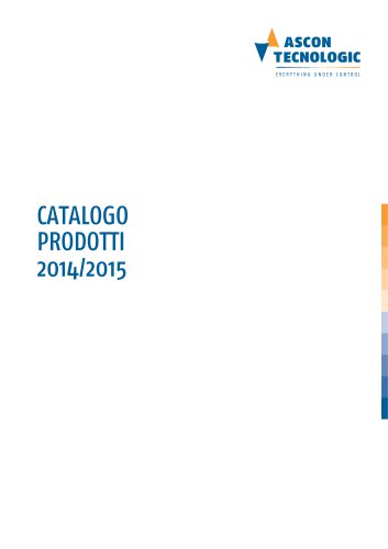 CATALOGO PRODOTTI 2014/2015