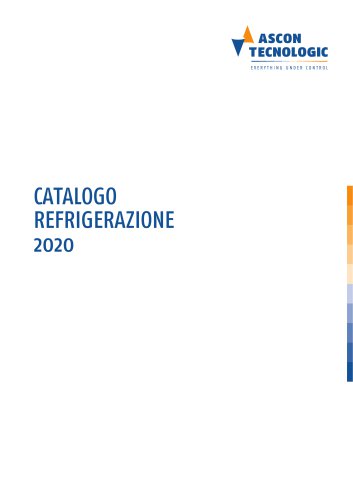 CATALOGO REFRIGERAZIONE 2020