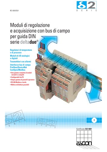 Moduli di regolazione e acquisizione con bus di campo