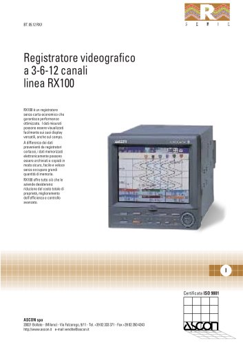 Registratore videografico