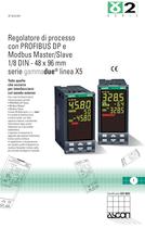 Regolatore di processo conPROFIBUSDPe Modbus Master/Slave - 1