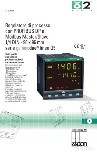 Regolatore di processo con PROFIBUS DP