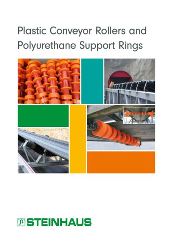 Plastic Conveyor Rollers and Polyurethane Support Rings