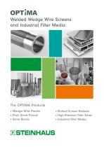 Welded Wedge Wire Screens and Industrial Filter Media