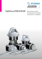 Rack and pinion drive ZTRS/ZTR/ZR - 1