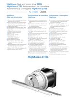 Rack and pinion drive ZTRS/ZTR/ZR - 7