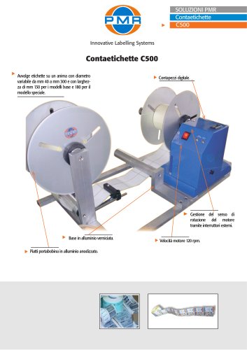 Contaetichette C500