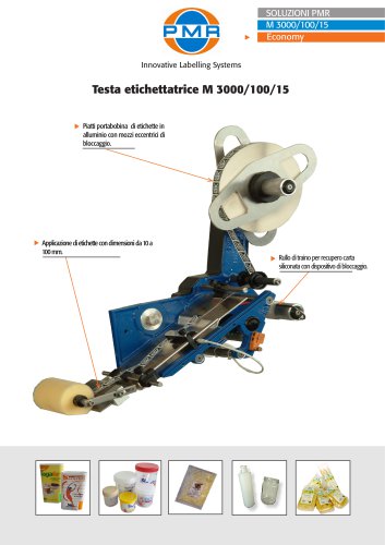 Testa etichettatrice M 3000/100/15