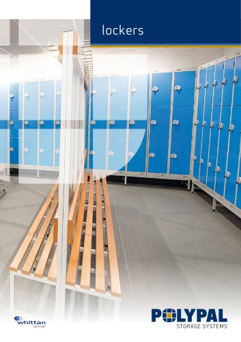Lockers for changing rooms