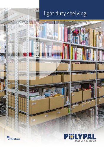 Picking shelving for light-duty