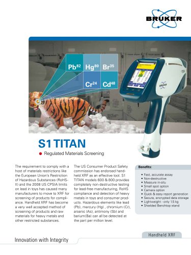 S1 TITAN Restricted Materials brochure