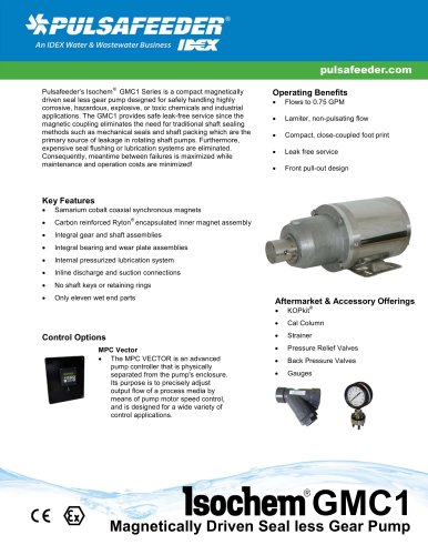 Isochem-Series-GMC1-Specifications