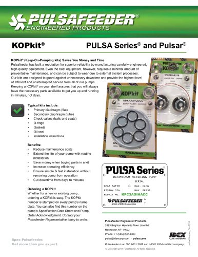 Pulsa Series & Pulsar KOPkits