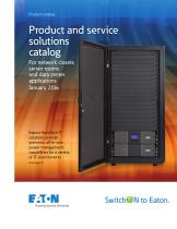 Product and service solutions catalog