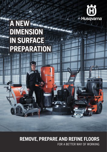 HUSQVARNA FLOOR SOLUTIONS CATALOGUE