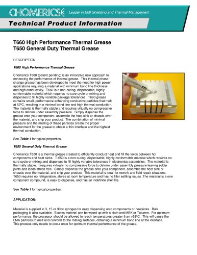 Thermal Management Products & Custom Solutions Catalog