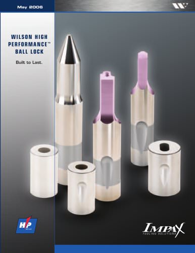 HP Ball Lock® Tooling Catalog