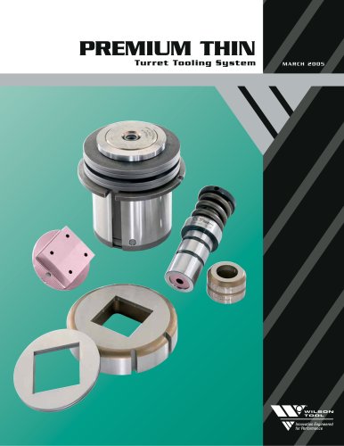 Premium Thin Turret Tooling System Catalog