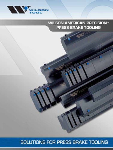 Wilson American Precision Press Brake Tooling Catalog