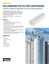 ValueBond-PX-Polyester-Melt-Blown-Filter-Data-Sheet