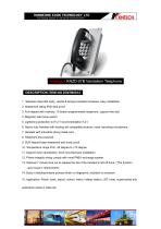 Flush mounted telephone KNZD-07B analogue