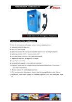 Roadside telephone KNZD-09A-1T2S VoIP