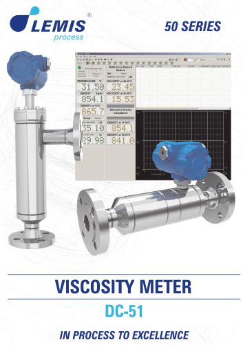 In-flow Viscometers DC-51 SERIES