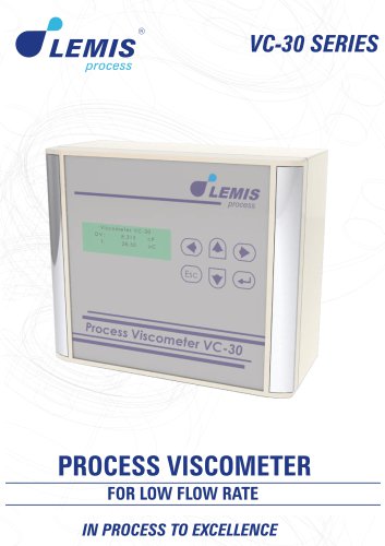 Low Flow Rate Viscometer VC-30 SERIES