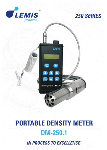 Portable Submersible Density Meters DM-250.1 SERIES